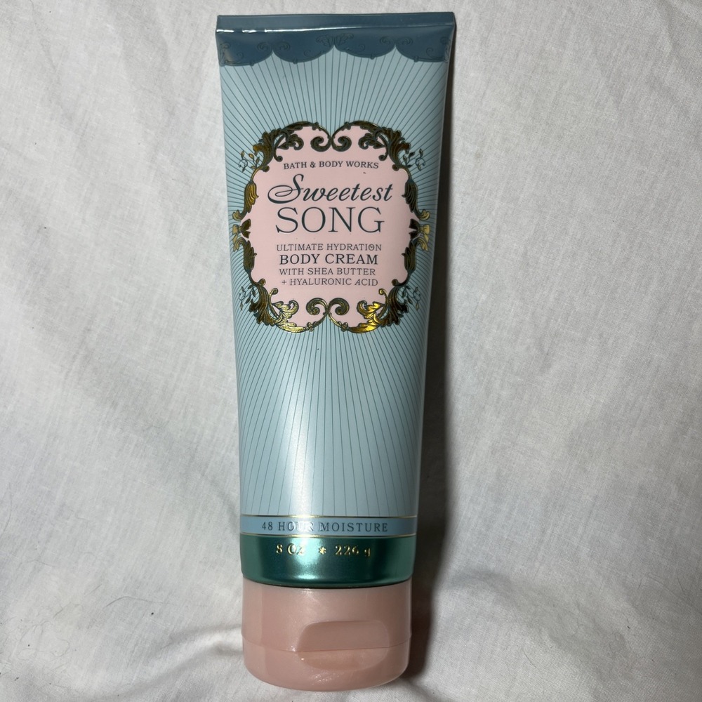 Bath and Body Works Sweetest Song Ultimate Hydration Body Cream Lotion 8 Oz